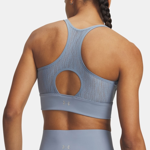 Under Armour Vanish Elite Mesh Top - Blue Wind/Metallic Silver