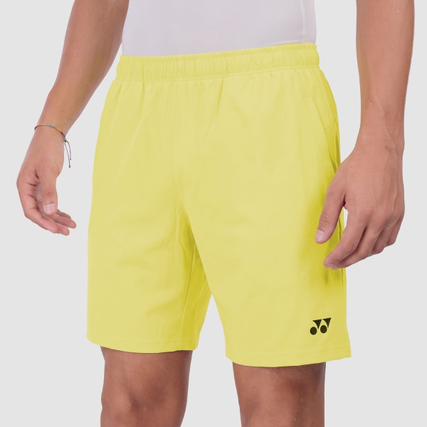 Men's Padel Shorts Yonex Tournament New York 7.5in Shorts  Pale Yellow ABUTY15237PY