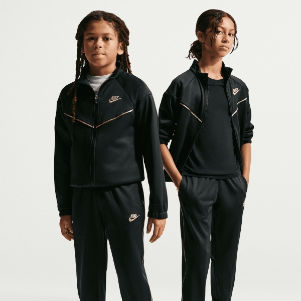 Chándale y Sudadera Padel Niño Nike DriFIT Pro Chandal Ninos  Black/Metallic Gold IM5085010