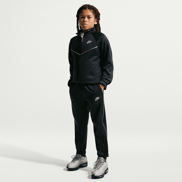 Nike Dri-FIT Pro Chándal Niños - Black/Metallic Gold