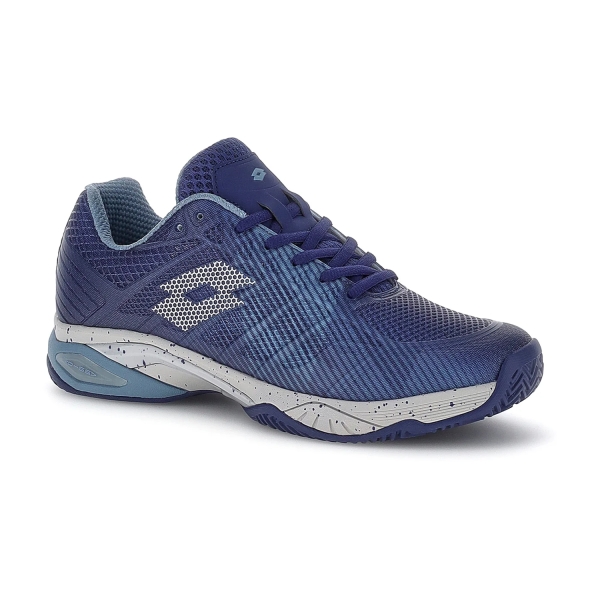 Lotto Mirage 300 III Clay - Blue Peony/All White/Windward Blue
