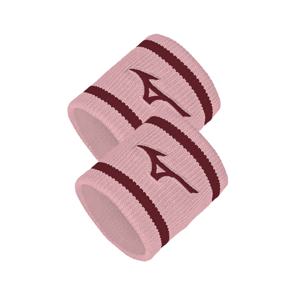 Polsini da Padel Mizuno Logo Polsini Corti  Pinkesque/Lava Falls 32GYC220Z64