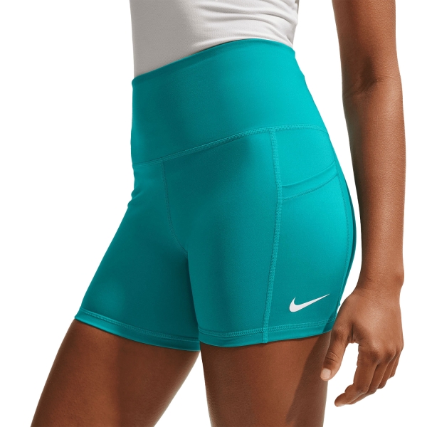 Women's Padel Skirts and Shorts Nike Court 4in Shorts  Energy/White FZ6677300