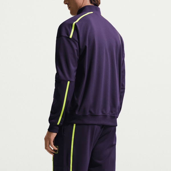 Nike Court Heritage Jacket - Purple Dynasty/Lemon Venom