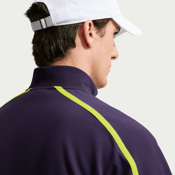 Nike Court Heritage Jacket - Purple Dynasty/Lemon Venom