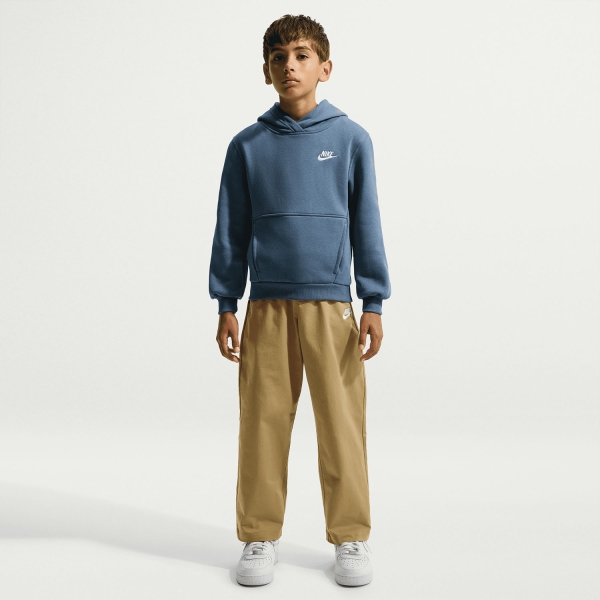 Nike Sportswear Club Pro Hoodie Junior - Diffused Blue/White