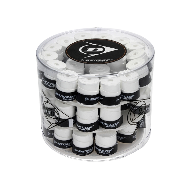 Padel Overgrip Dunlop Tour Dry x 60 Box Overgrip  White 623405