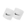 Nike Swoosh Small Wristbands - White/Black