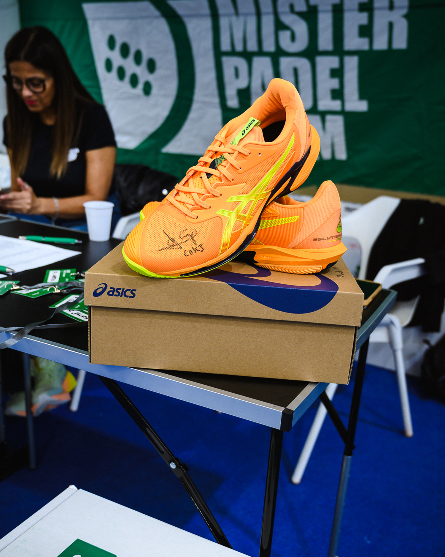 Mister Padel Shoe Test Asics Torino 2024